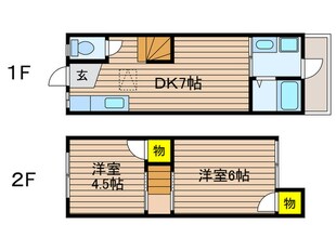 パルコ－ポ淀の物件間取画像